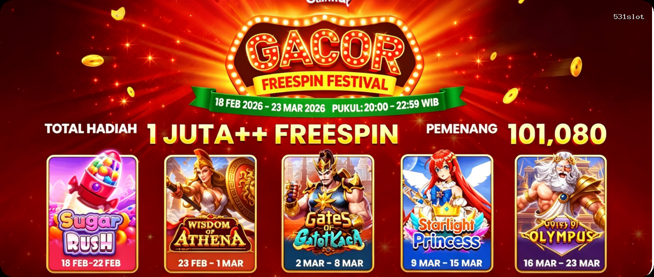 Login 531slot Sekarang Bonus Melimpah